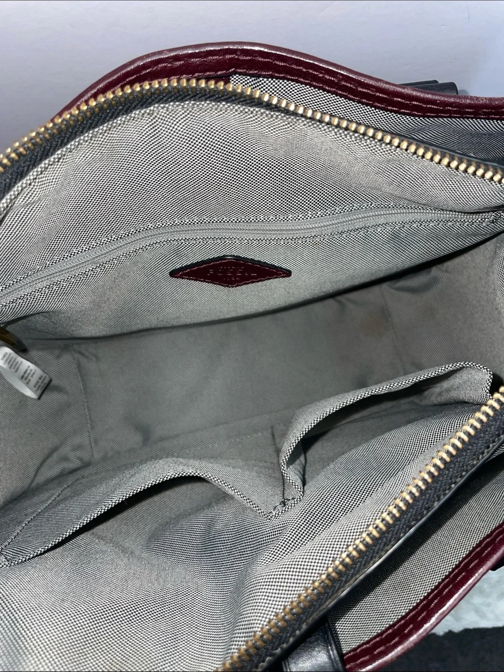 Fossil euc burgundy